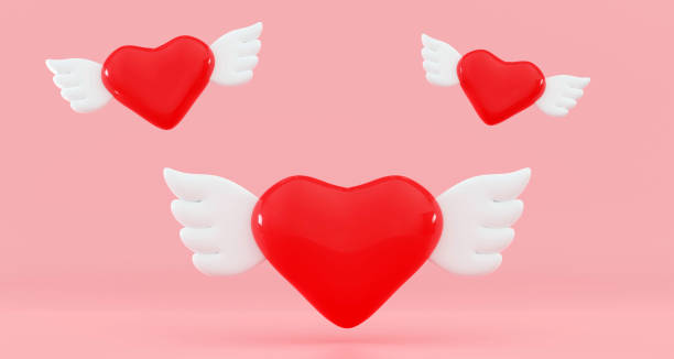 istock 3d wings heart flying Valentine's Day illustration 1692771780