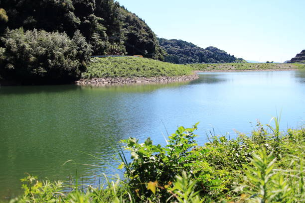 istock Peaceful scenery of Takeyama Dam 1692834401