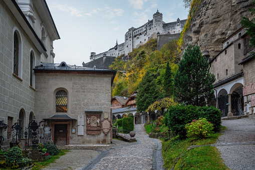 Łapalice, Poland - July 04,2020:The Castle Łapalice is the largest unauthorized construction ever developed in Poland. Started in 1984, it was closed by officials during 90-ies. It has become tourist attraction in Kashubia