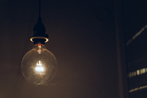 Retro pendant light.