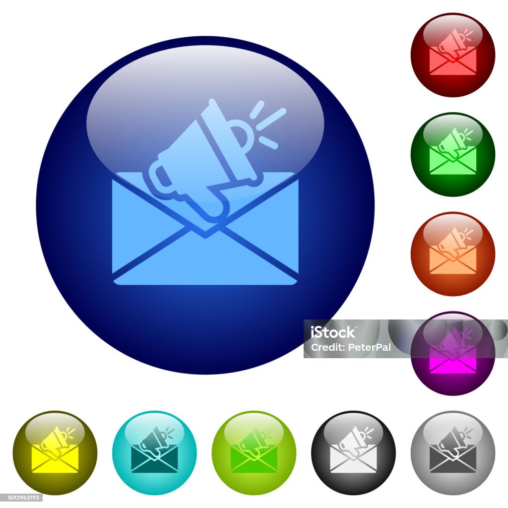 Glass Message Vector Voice Message Color Glass Buttons Stock Illustration - Download Image ...
