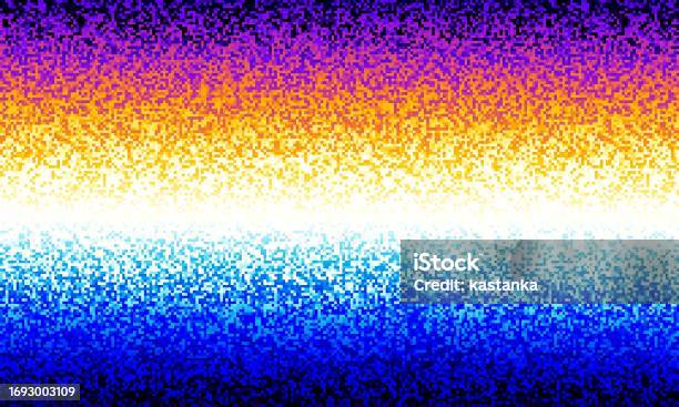 Random Dots Gradient Pattern Of A Random Small Dots Noise Gradient Background Horizontal ...