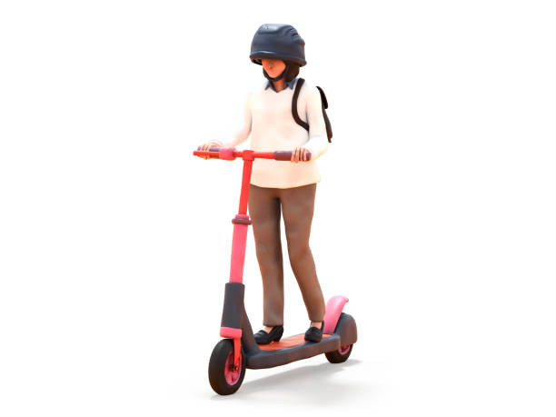 istock Woman riding an e-bike 1693119551