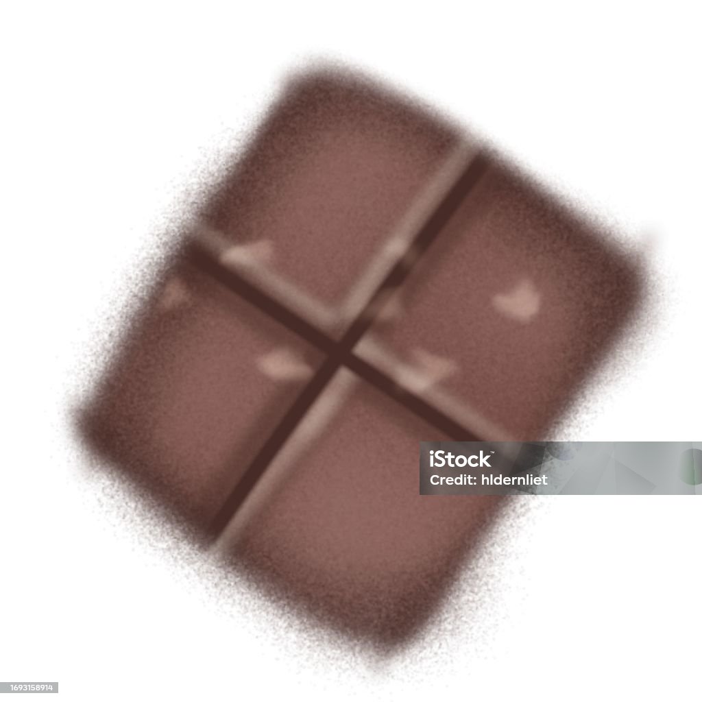 Block Chocolate Texture Chocolate Stock Illustration - Download Image Now - Abstract ...