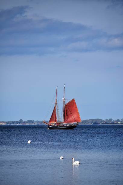 istock Sailing yacht on the blue Baltic Sea 1693165747