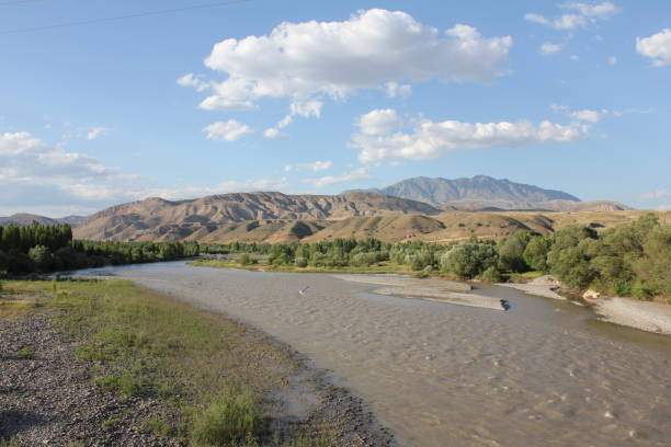 View from a bridge over the Euphrates river in Kemah, Erzincan
