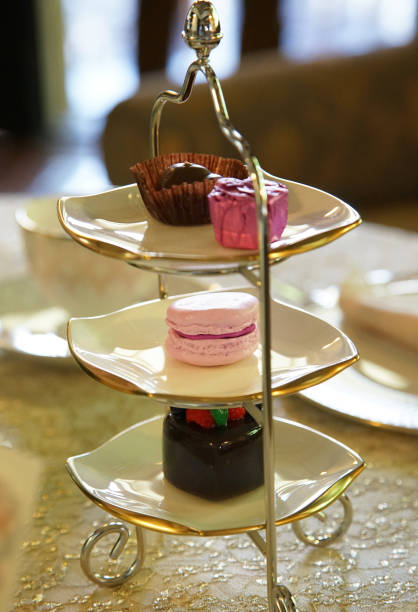 istock Plate on which to put dessert sweets at tea time at the table 1693354888