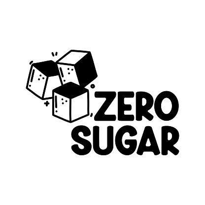 Zero Sugar Concept. Healthy Lifestyle, Obesity, Diabetes, Danger.