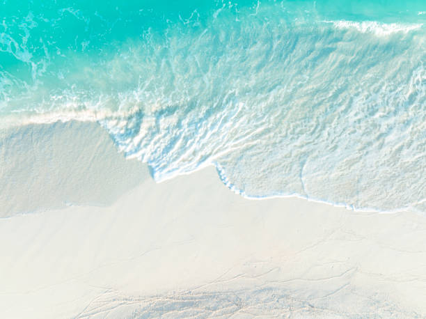 istock Beach Wave water in the Tropical summer beach with  sandy beach background 1693373122