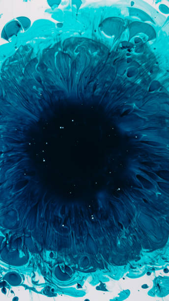 istock Paint water splash space hole ink design eye aqua 1693375335