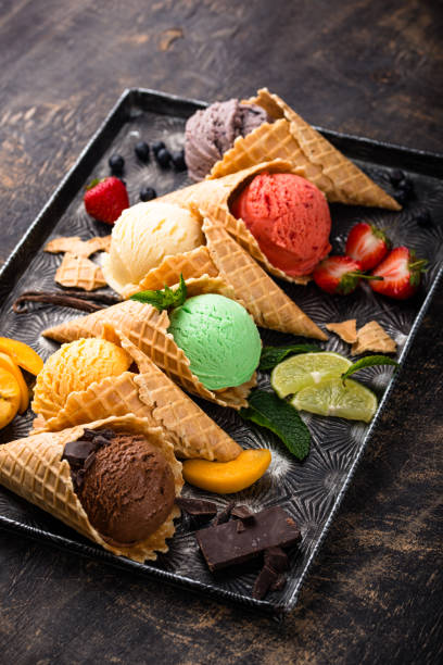 istock Assortment of different taste of ice cream 1693378805
