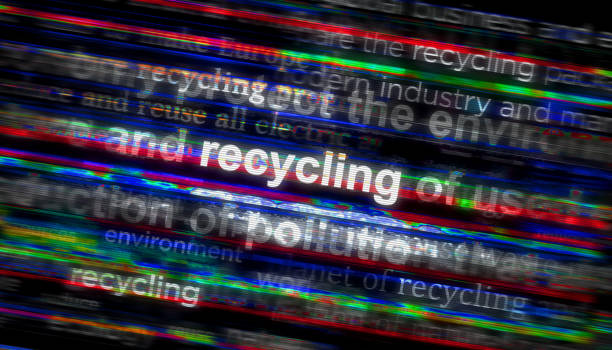 istock Recycling environment and ecology headline titles media 3d illustration 1693379351