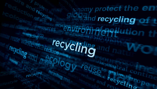 istock Recycling environment and ecology headline titles media 3d illustration 1693379382