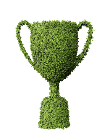 green ecology environment trophy cup award element isolated background. green ecology environment trophy cup award element isolated. green ecology environment trophy cup 3d render