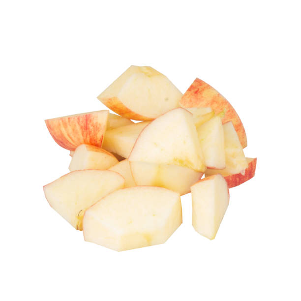 istock apple isolated on white background gala piece 1693412369