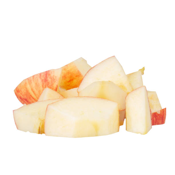 istock apple isolated on white background gala piece 1693412927