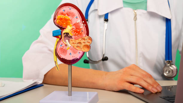 istock anatomical model human kidney on work desk of doctor 1693415663