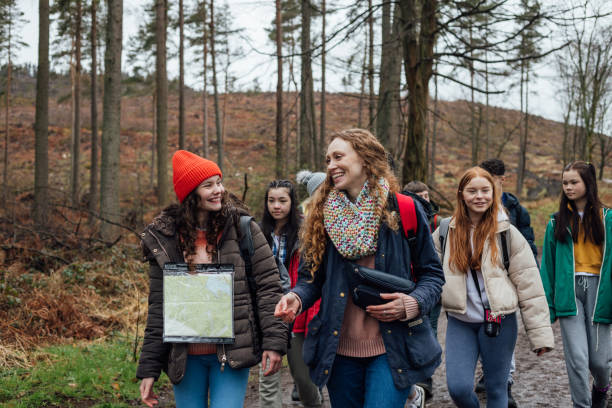istock Teacher Leading the Field Trip 1693429353