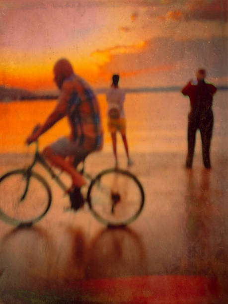 istock Blurred view of the people on the coast. 1693551897