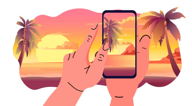 istock human hand using smartphone online search summer vacation time to travel concept 1693555394