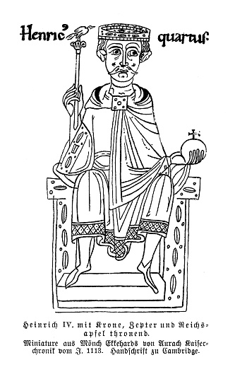 Ilustración de Retrato De Enrique Iv Emperador Del Sacro Imperio Romano