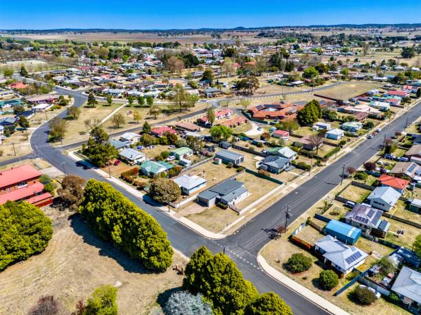 istock Aerial View, Guyra, NSW, Australia 1693598033
