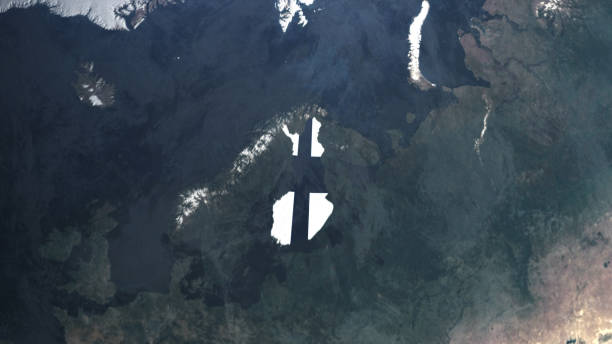istock Flag-Adorned Map of Finland 1693610107