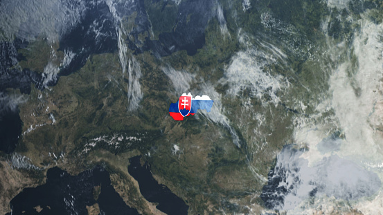 Credit: https://www.nasa.gov/topics/earth/images

An illustrative stock image showcasing the distinctive tricolor flag of Slovakia beautifully draped across a detailed map of the country, symbolizing the rich history and cultural pride of this renowned European nation.