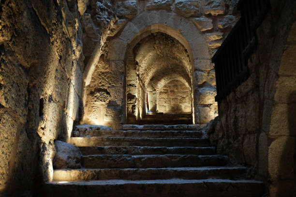 istock Beautiful stone tunnel and stairs 1693636285