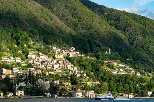 Lakeside town on Lake Como.