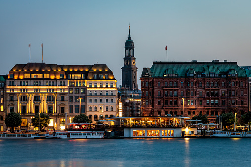 The city of Hamburg, Germany