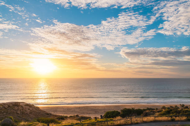 istock O'Sullivan Beach shoreline with clouds over the sea during sunset 1693684609