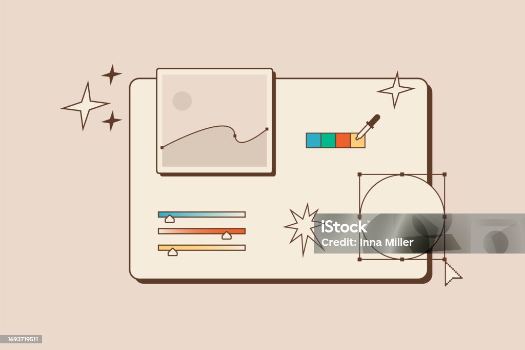 Computer Program Interface For Drawing Graphic Elements Professional ...