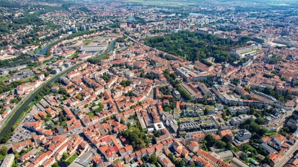 istock Aerial around the city Nancy 1693721445