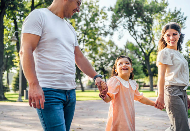 istock Family enjoying a walk together 1693723641