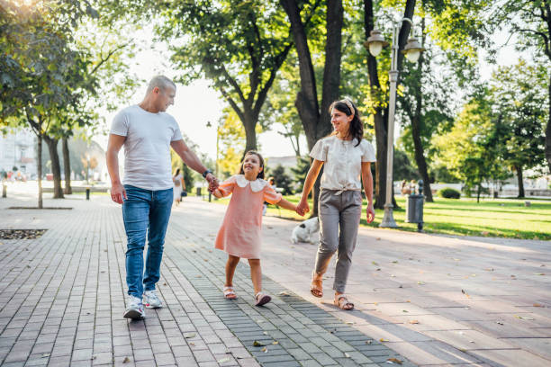 istock Family enjoying a walk together 1693729997