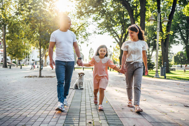 istock Family enjoying a walk together 1693730054