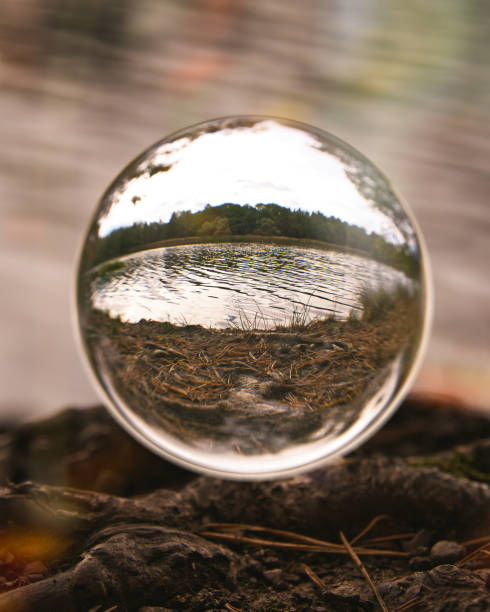 istock with the glass ball in the Thuringian Forest 1693747356