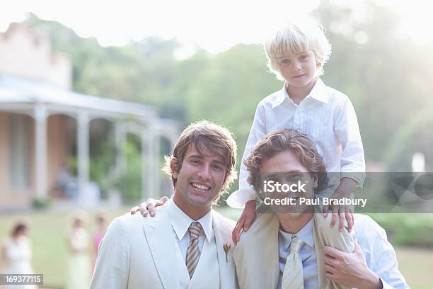 Groomsmen At Wedding Reception Stock Photo - Download Image Now - 20-24 Years, 25-29 Years, 4-5 Years