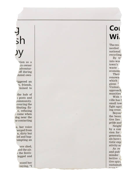 istock Torn-out newspaper clipping with plenty of space for your copy 1693795053
