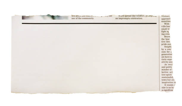 istock Torn-out newspaper clipping with plenty of space for your copy 1693795141