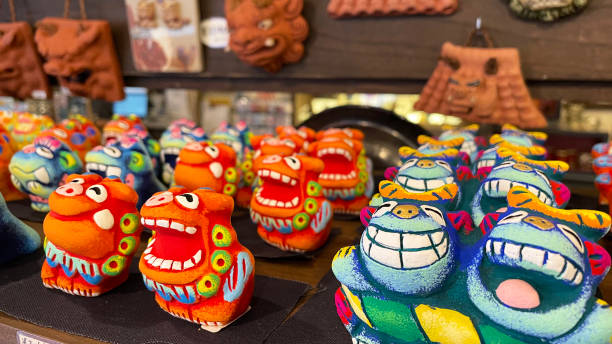 istock Souvenir shop Shisa figurine Okinawa Prefecture 1693840870