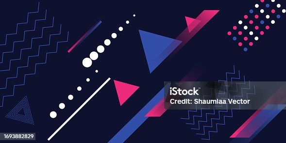 istock Modern colourful geometric triangle shape abstract background for sport poster and banner design 1693882829