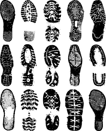 Footprints.