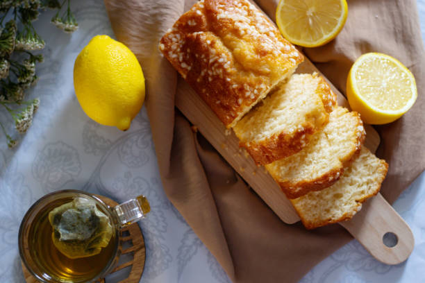 istock Classic lemon pie on a rustic board. Dessert. Delicious 1693893057