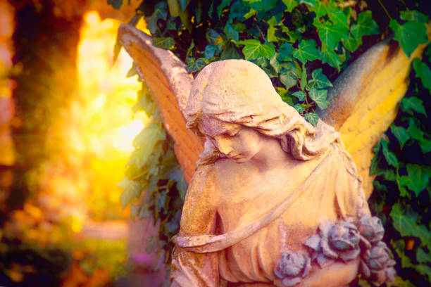 istock angel in the sunlight (antique statue) 1693926305