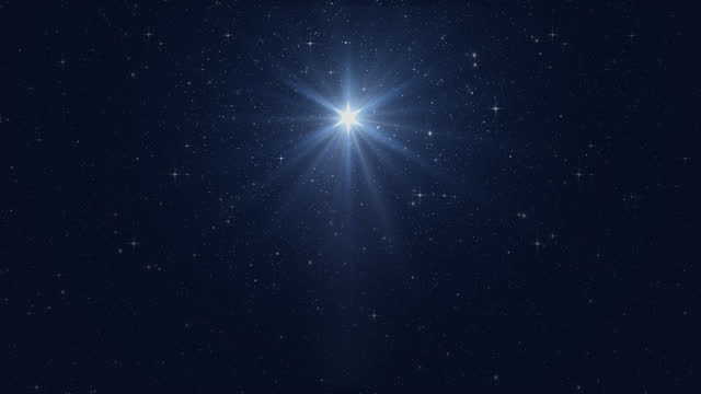 Star of Jesus with rays of light