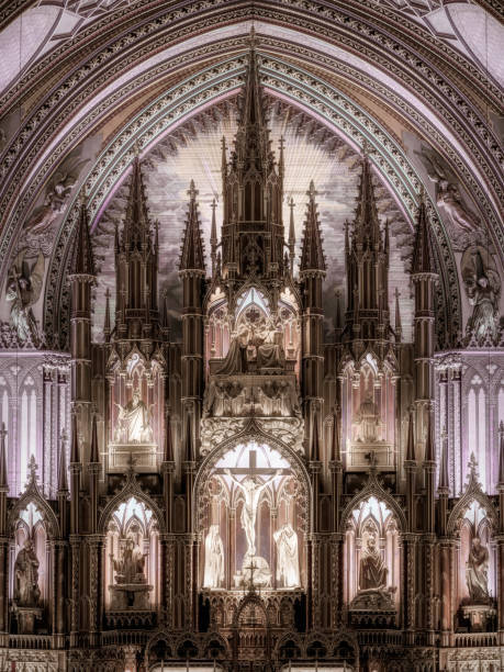 istock Notre Dame Basilica in Montreal - Interior 1693942034