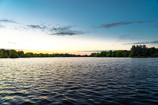 Beautiful landscape dramatic sky