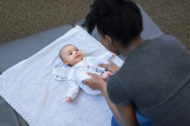istock Baby at physical therapy appointment 1694002196
